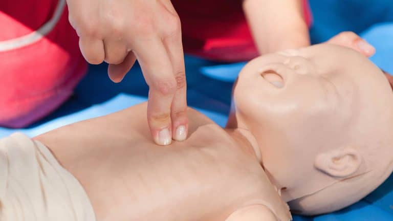 First aid for children is being taught as part of the FAA Award in Pediatric First Aid.